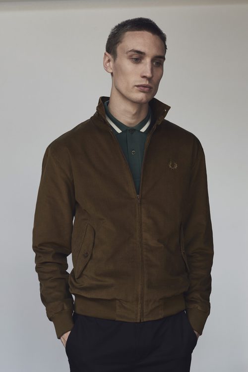 Chaqueta marrón de Fred Perry primavera/verano 2017