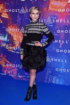 Scarlett Johansson con un total look black en la premiere de 'Ghost In The Shell' en París