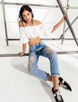Vaqueros desgastados de Bershka primavera/verano 2017