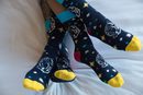 Calcetines estampados de la primavera/verano 2017 de Happy Socks con la firma de Pharrell Williams