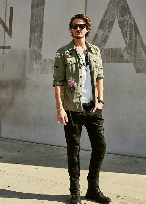Camisa decorada con parches de Replay primavera/verano 2017