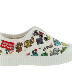 Zapatilla estampada de Victoria y Kukuxumusu primavera/verano 2017