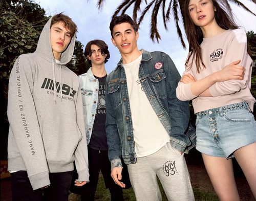 Diseños de la colección de Marc Márquez con Pull&Bear