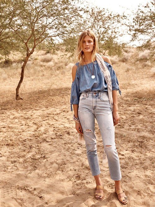 Vaqueros con rotos de Madewell primavera/verano 2017