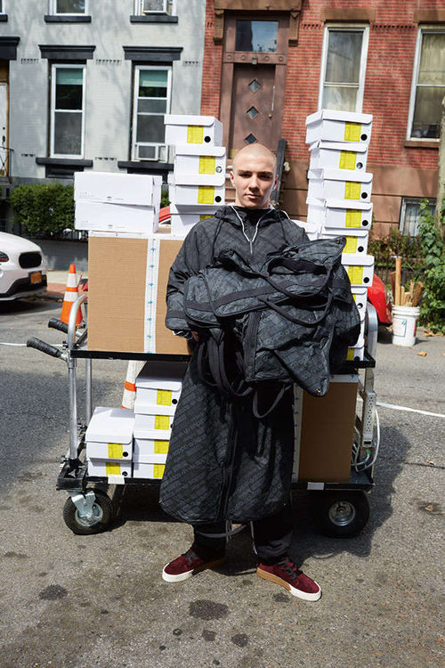 Rocco Ritchie como imagen de la colección de Alexander Wang para Adidas Originals