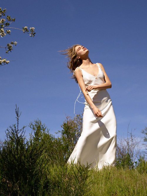 Vestido de novia blanco de Topshop primavera/verano 2017