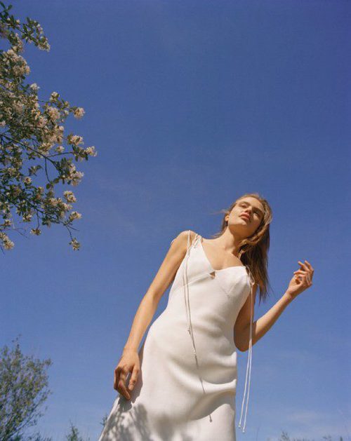 Vestido de tirante fino de Topshop primavera/verano 2017
