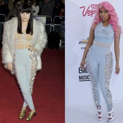 Jessie J y Nicky Minaj con el mismo jumpsuit