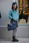 Leighton Meester viste de azul en otoño