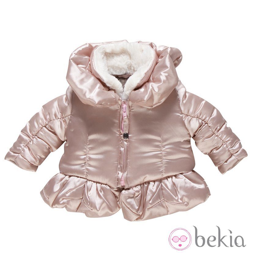 Abrigo rosa brillante de la firma de bebé Chicco
