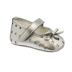 Zapato plateado de la colección de bebé Chicco