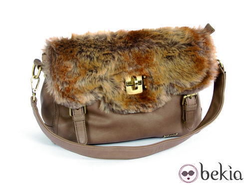 Bolso con pelo marrón de Mustang para este para otoño/invierno 2011/2012