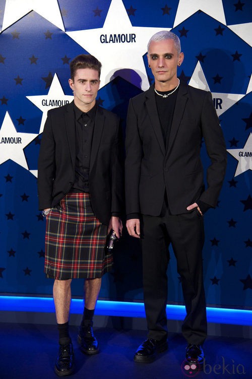 Look de David Delfín y Pelayo Diaz Zapico en los Premios Top Glamour 2011