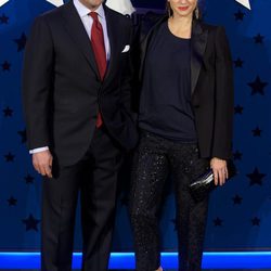 Look de Carolina Adriana Herrera y Miguel Báez 'El Litri' en los Premios Top Glamour 2011