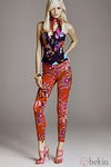 pantalones estampados y corpiño