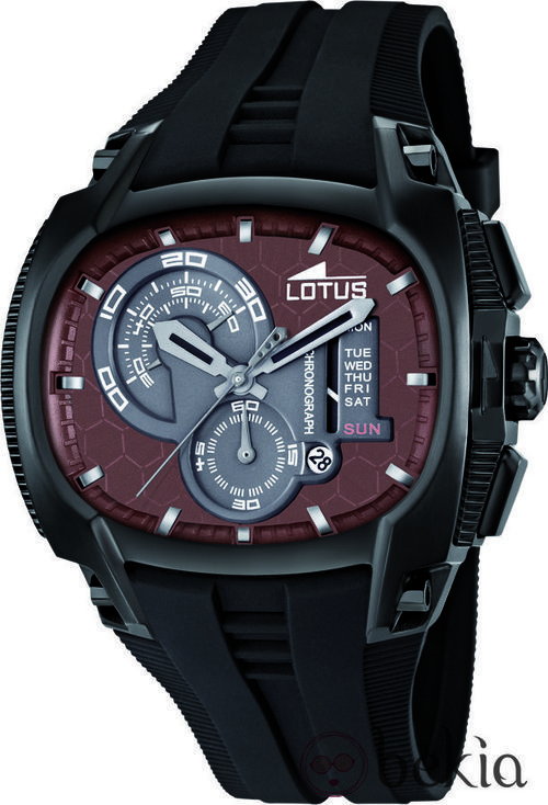 Reloj de hombre con esfera marrón de la colección Lotus Tornado