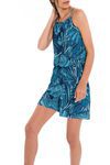 Mono de color azul intenso de Salsa primavera/verano 2017