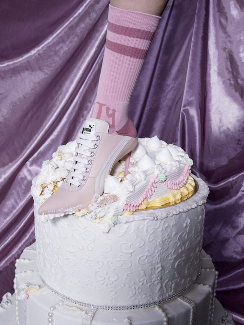 Tacones 'Mule Heel' de la colección 'Fenty Puma by Rihanna' primavera/verano 2017