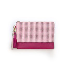 Bolso rosa fucsia 'Twist' de la firma solidaria Miemana