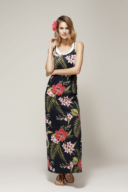 Vestido de estampado tropical de la primavera/veran 2017 de Esmara by Lidl