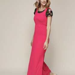 Vestido rosa fucsia de la primavera/verano 2017 de Esmara by Lidl
