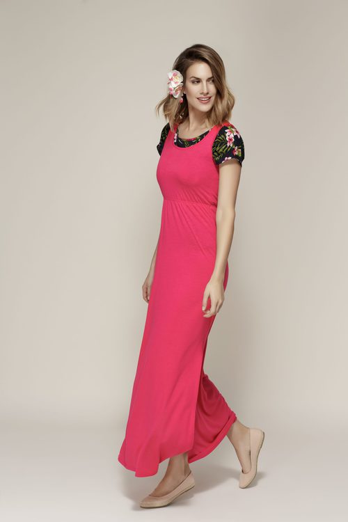 Vestido rosa fucsia de la primavera/verano 2017 de Esmara by Lidl