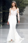 Vestido de novia con cuerpo de encaje de St. Patrick colección 2018 en la Barcelona Bridal Week
