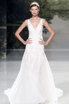 Vestido de novia con tul y encaje de St. Patrick colección 2018 en la Barcelona Bridal Week