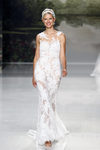 Karolina Kurkova cerrando el desfile de St. Patrick colección 2018 en la Barcelona Bridal Week
