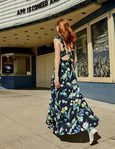 Vestido de flores de la colección 'Festival Fever' de Bershka primavera/verano 2017