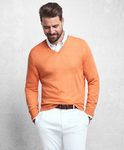Jersey de color naranja de Brooks Brothers de la línea Golden Fleece primavera/verano 2017
