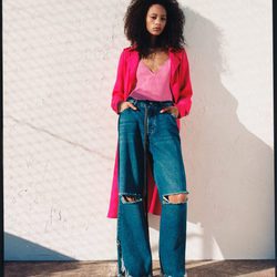Trench de la colección neón primavera/verano 2017 de Zara TRF