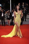 Irina Shayk deslumbra en Cannes con un diseño de Versace