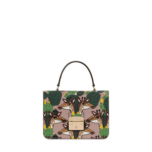 Bolso con estampado de animales de Furla colección Pre-Fall 2017