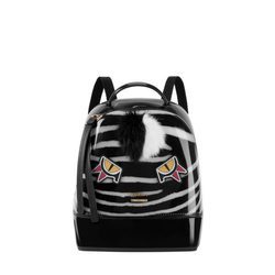 Mochila negra con dibujo de Furla colección Pre-Fall 2017
