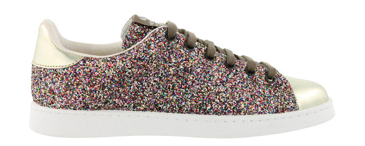 Zapatillas de glitter multicolor de Victoria primavera/verano 2017
