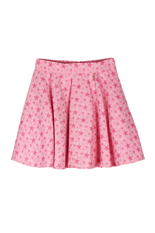 Falda rosa de la colección 'Estrellas' de Pati Conde by Dandara PV17