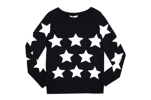 Jersey azul de la colección 'Estrellas' de Pati Conde by Dandara PV17