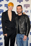 David Delfín y su gran amiga y musa Bimba Bosé