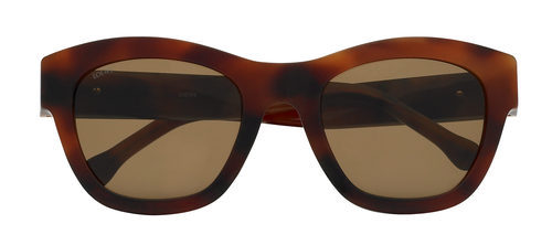 Modelo marrón de la nueva colección primavera/verano 2017 de gafas de sol vintage de Loewe