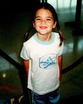 Kendall Jenner de pequeña con una camiseta de Adidas