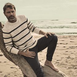 David Ascanio con ropa de inpiración de mar de Mr Musk by Bloomers