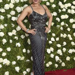 Orfeh en la alfombra roja de la gala de los Tony Awards 2017