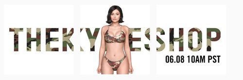 Kylie Jenner presenta su nueva colección de camuflaje