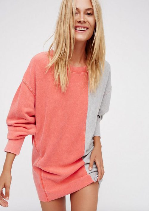 Jersey bicolor de la colección verano 2017 de Free People