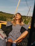 Vestido de cuadro vichy de la colección verano 2017 de Free People