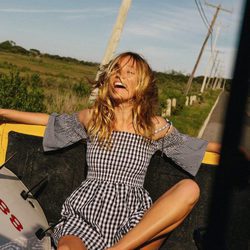 Vestido de cuadro vichy de la colección verano 2017 de Free People