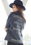 Biker con detalle de letras de la colección 'Rebels & Heroes' Otoño/Invierno 2017/2018 de Replay