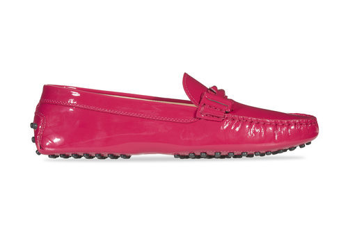 Zapato de charol rojo de la colección 'Gommino' de Tod's para verano 2017