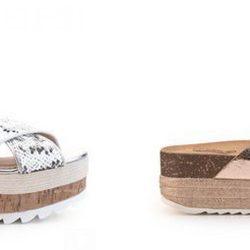 Sandalias con plataforma  de la nueva colección de verano 2017 de Merkal